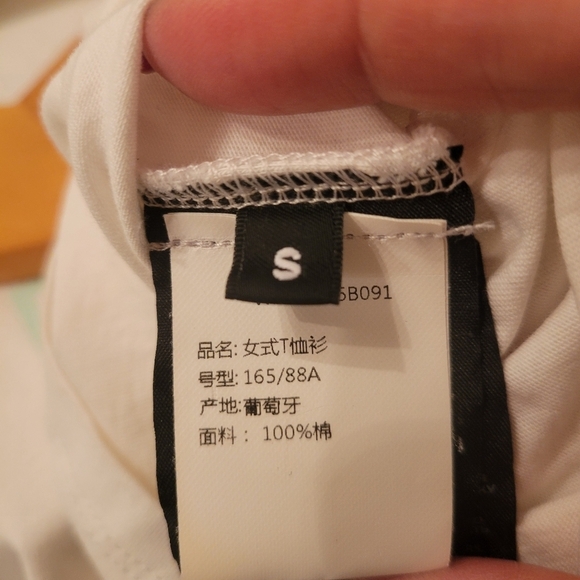 Balmain Gold Button Tee Shirt White S - Picture 6 of 9